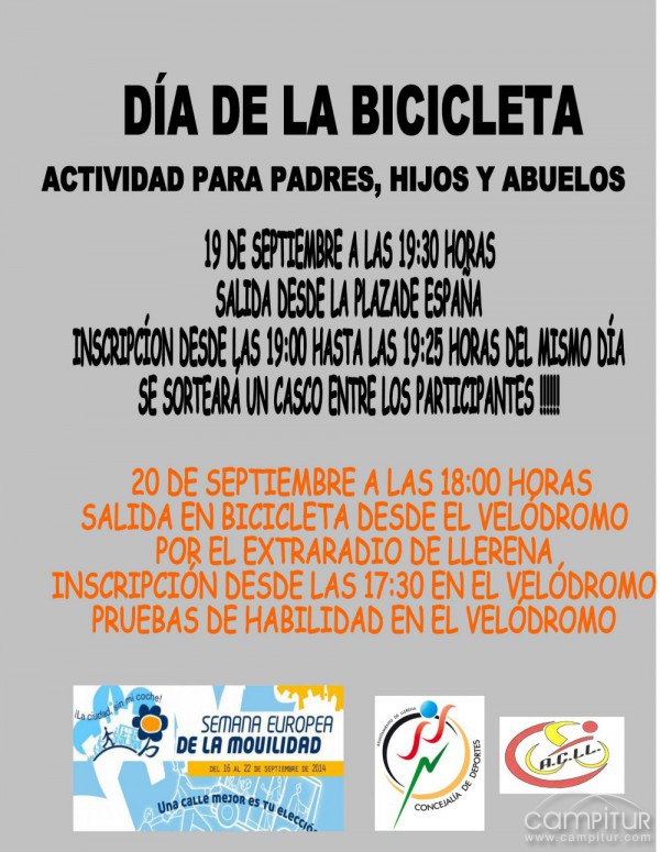 Día de la Bicicleta en Llerena 