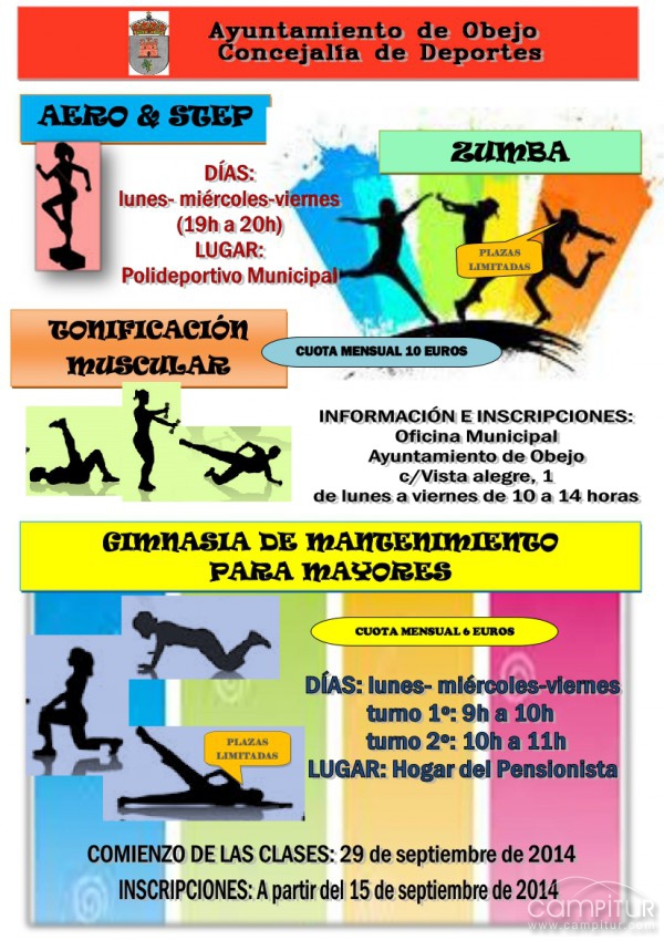 Actividades deportivas en Obejo 