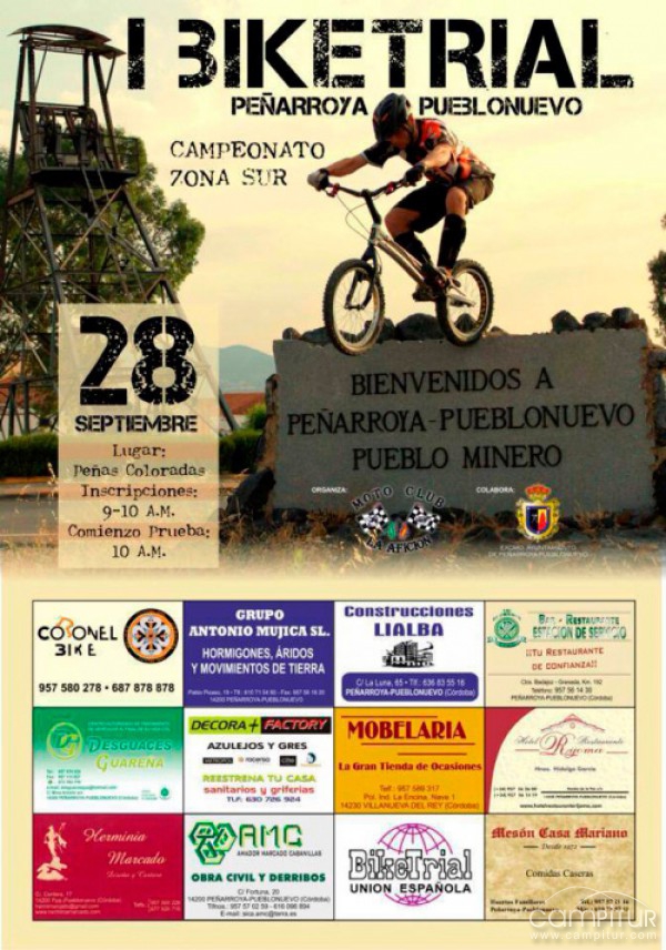 I Bike Trial Campeonato Zona Sur en Peñarroya – Pueblonuevo 