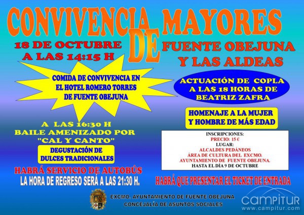 Convivencia de Mayores en Fuente Obejuna y Aldeas 