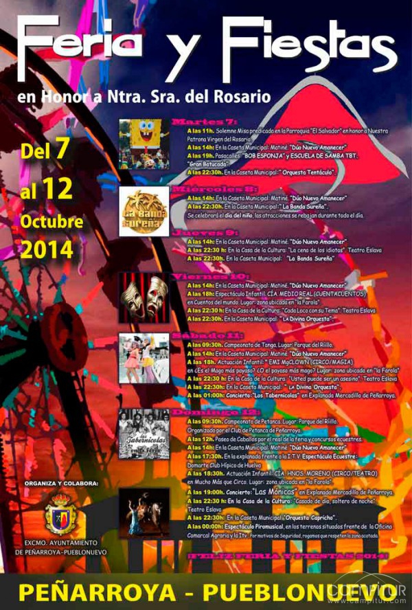 Feria y Fiestas en honor a Ntra. Sra. Del Rosario en Peñarroya Pueblonuevo 