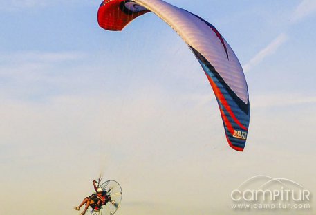 Accidente de un paramotor en Peñarroya-Pueblonuevo 