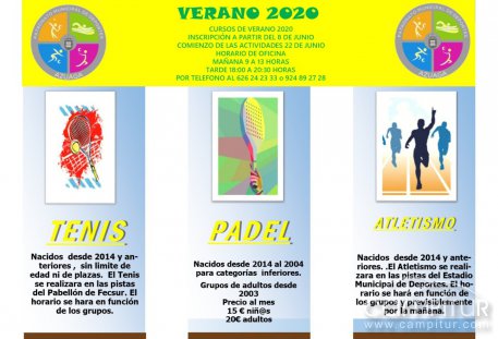 Escuelas Deportivas de Verano 2020 en Azuaga 