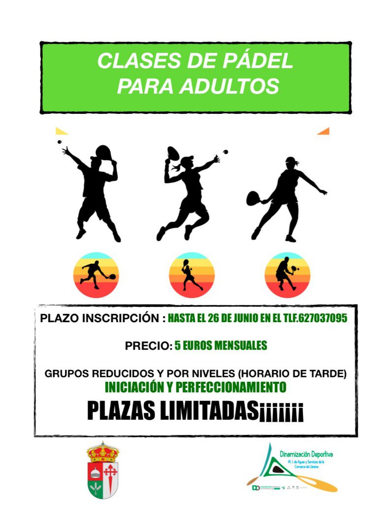 Clases de Pádel para adultos en Maguilla 