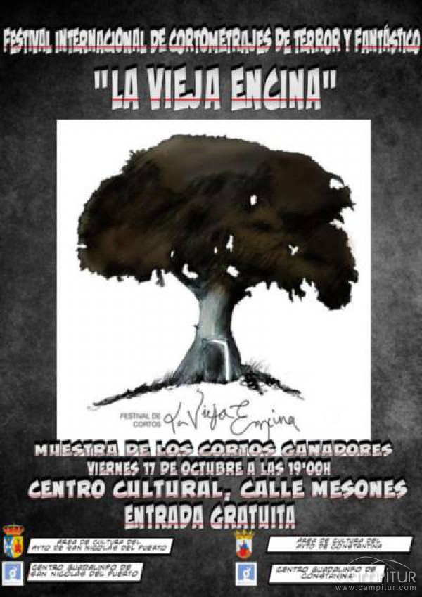 Proyección Cortos Ganadores del I Festival “La Vieja Encina” en Constantina 