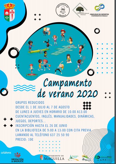 Campamento de Verano 2020 en Maguilla 
