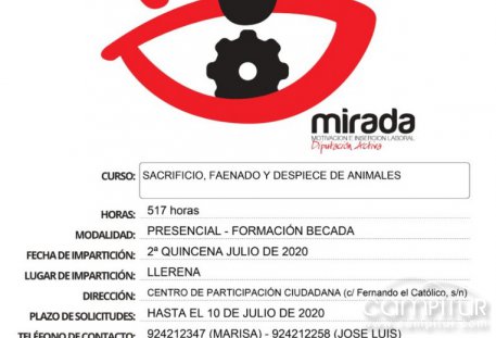 Curso sobre “Sacrificio, faenado y despiece de animales"