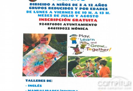 Talleres de verano en Ahillones 