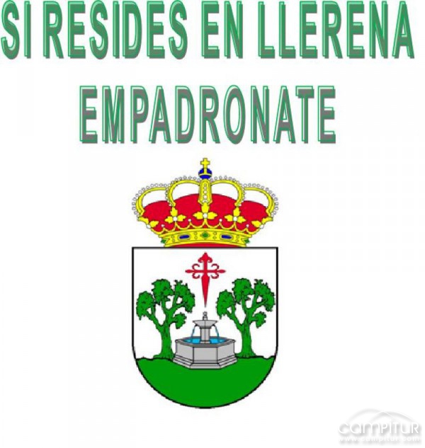 Revisión Censal y Campaña de Empadronamiento en Llerena  