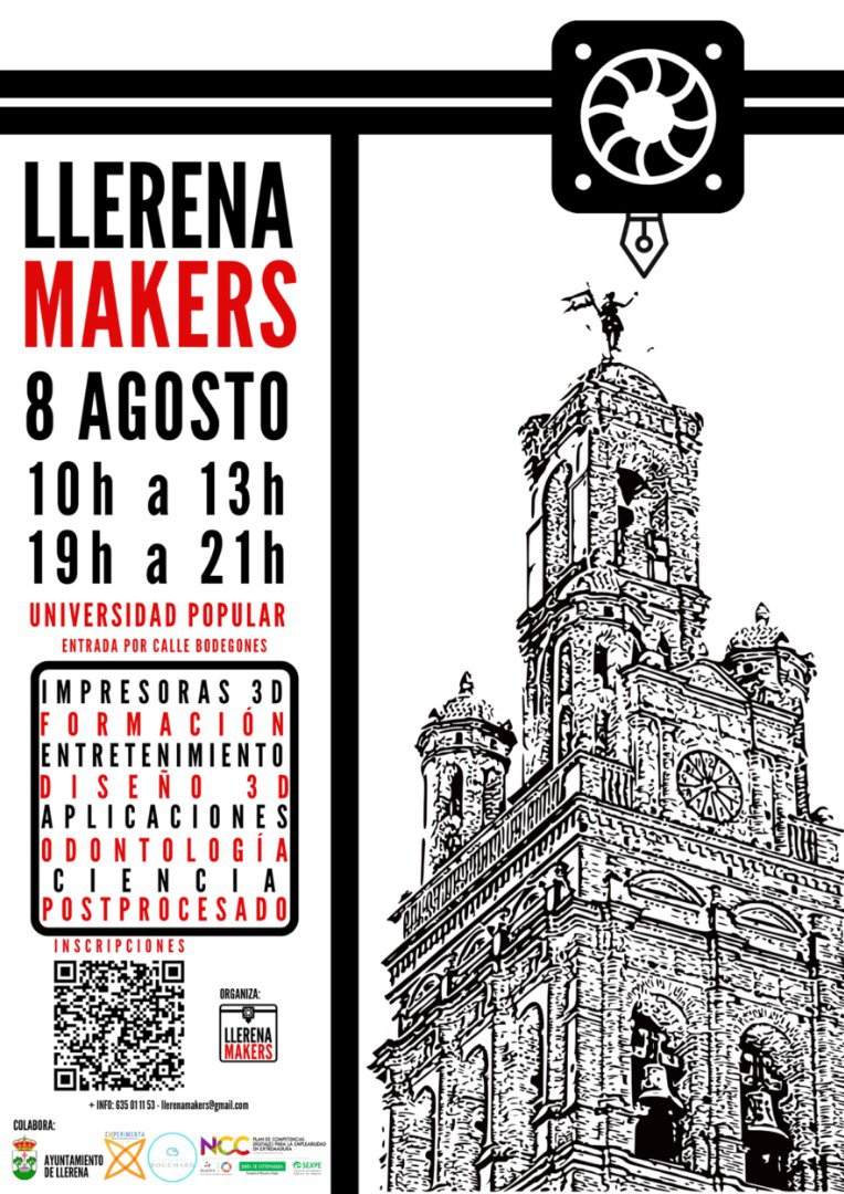 Jornada sobre impresión 3D en Llerena