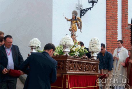 Villaharta celebra el día de su patrón, San Rafael 