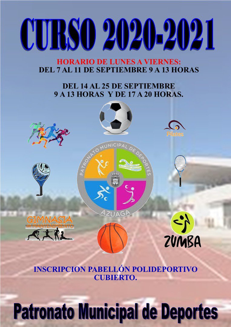 Abierto el plazo de inscripción Escuelas Deportivas de Azuaga 