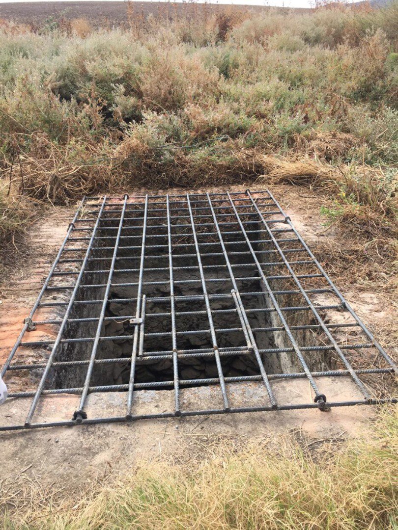 Tapados varios pozos de cierta peligrosidad en Llerena 
