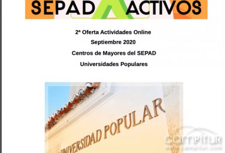 Actividades online para personas mayores en Granja 