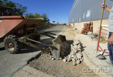 Obras de mejoras en Llerena 