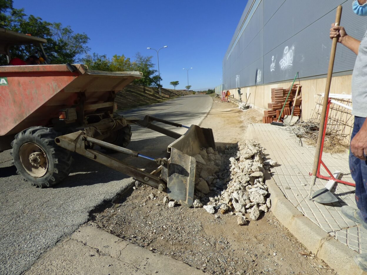 Obras de mejoras en Llerena 