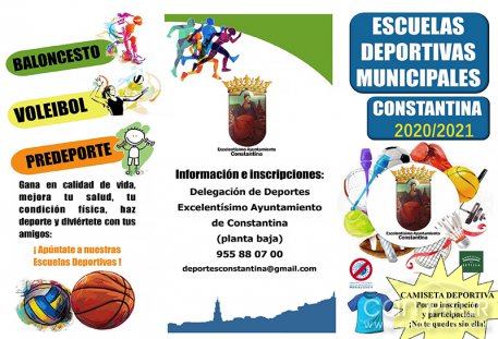 Escuelas deportivas municipales de Constantina 2020/2021