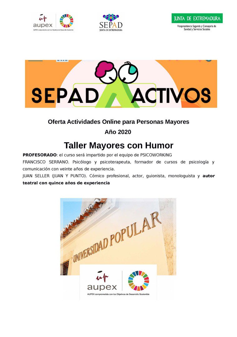 Taller Mayores con Humor 