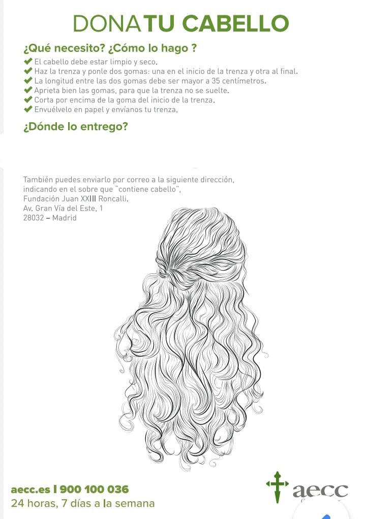 Dona tu cabello para una buena causa 