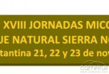 Programa XVIII Jornadas Micológicas de Constantina Parque Natural Sierra Norte de Sevilla 