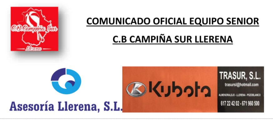 Equipo Sénior C.B. Campiña Sur de Llerena 