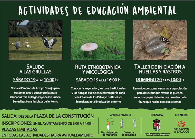 Actividades de Educación Ambiental en Maguilla 