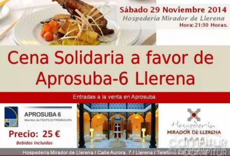 Aprosuba-6 Llerena organiza una Cena Solidaria 