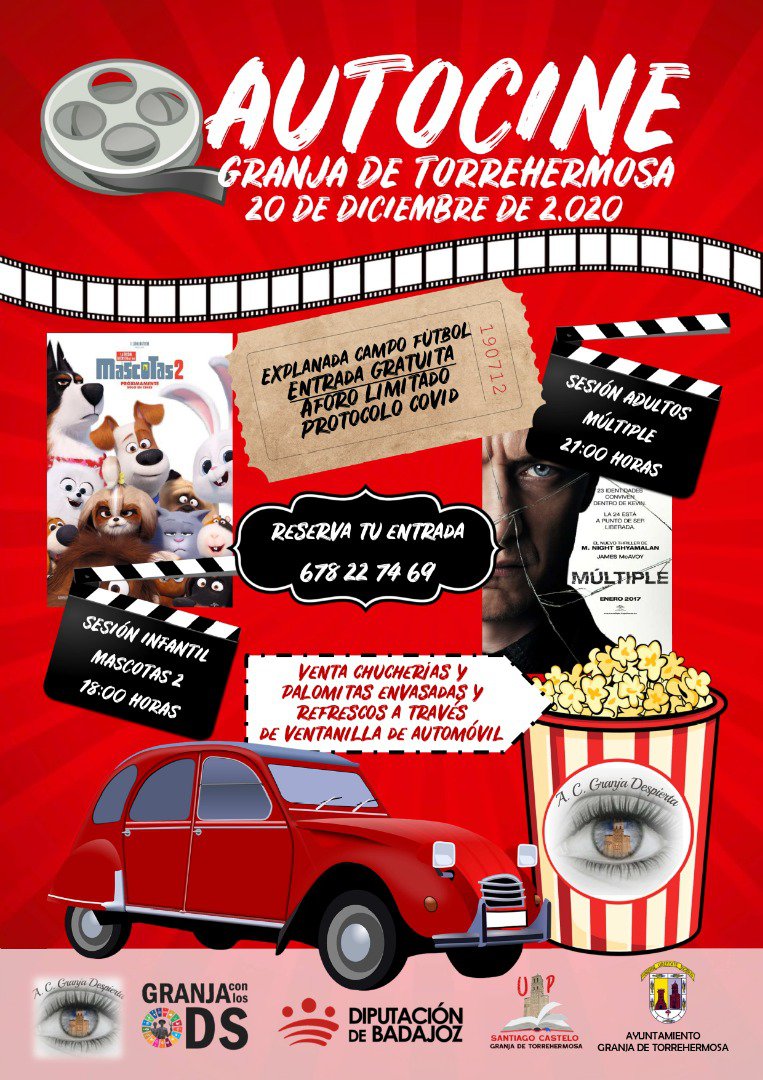 Autocine en Granja de Torrehermosa 