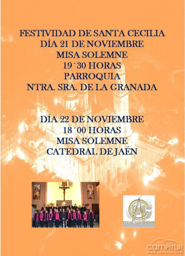 La Coral de Llerena festeja Santa Cecilia 