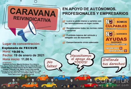 Caravana Reivindicativa en Azuaga 