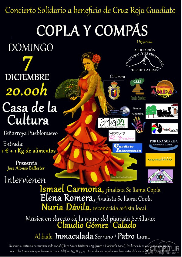 Concierto Solidario  Copla y Compás en Peñarroya-Pueblonuevo 