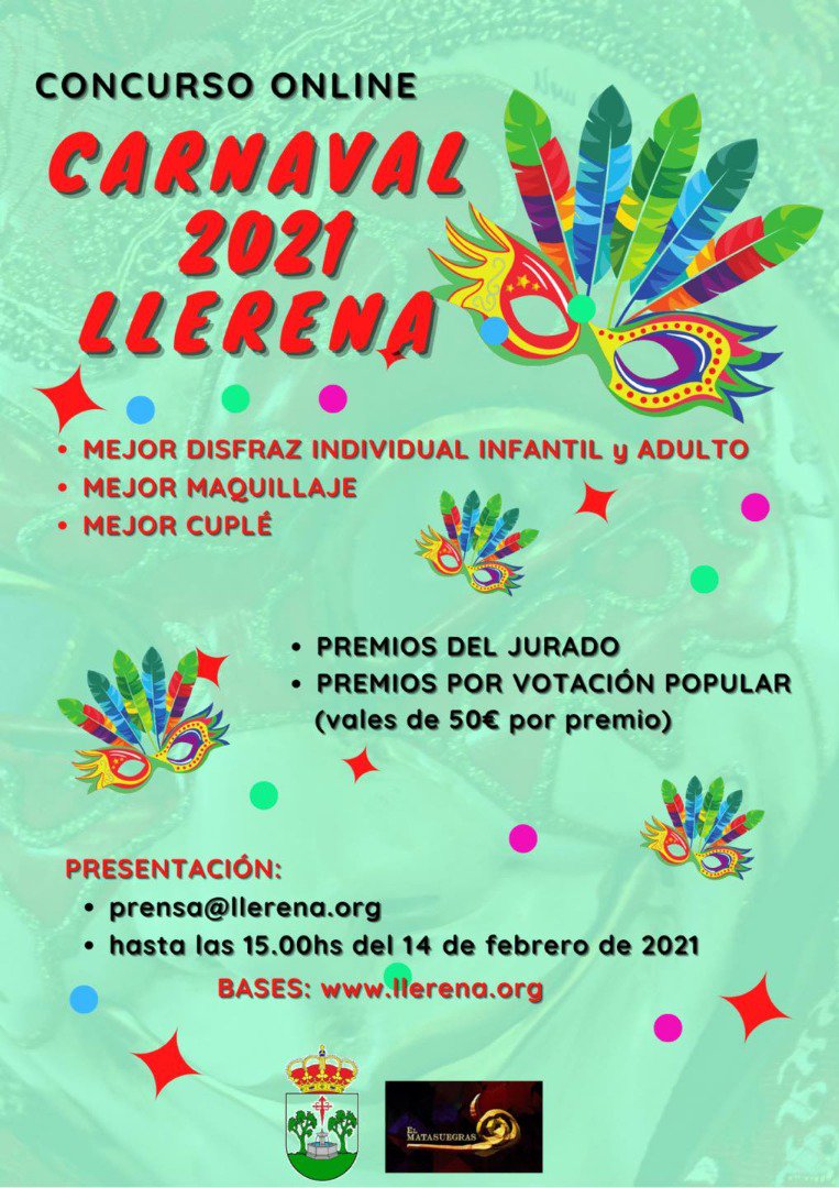 Concurso online Carnaval 2021 en Llerena
