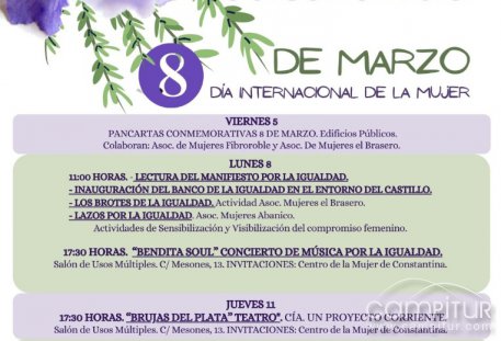 Programa de actos 8 de marzo en Constantina 