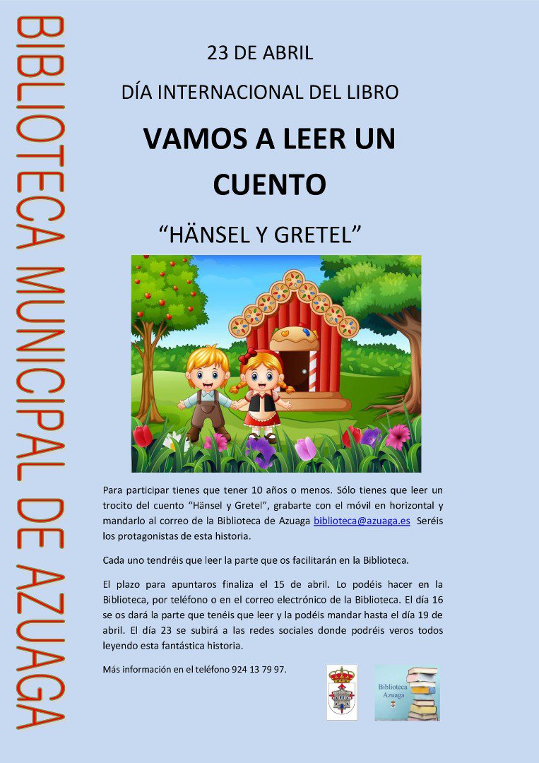 Vamos a leer un cuento, “Hansel y Gretel”