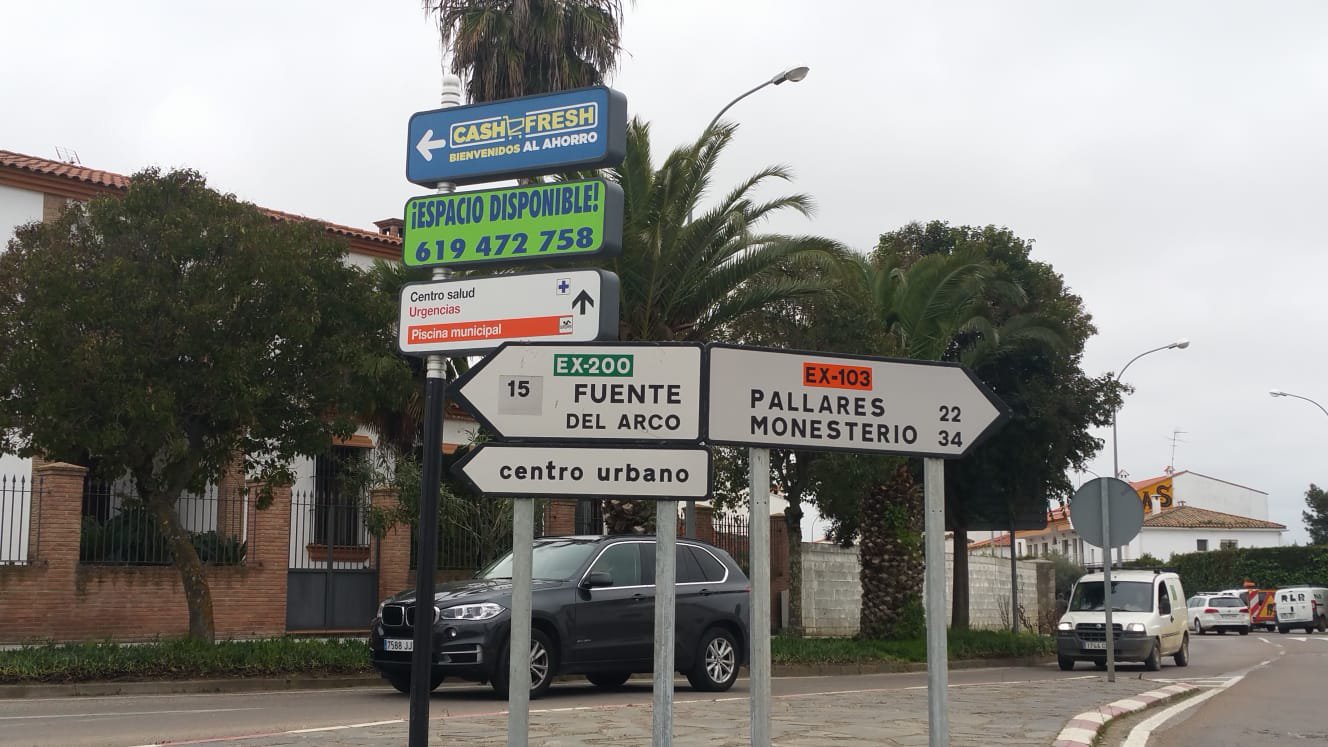 Acciones vandálicas en Llerena 