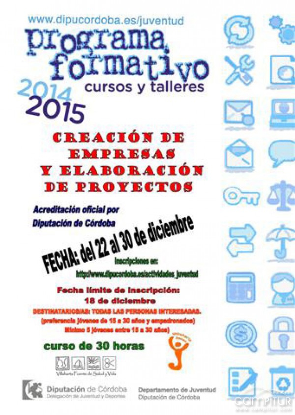Curso de Creación de Empresas y Elaboración de Proyectos en Villaharta 