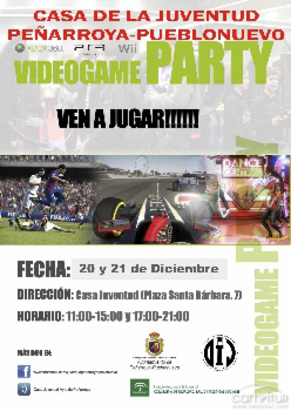 II Video Game Party en Peñarroya-Pueblonuevo 