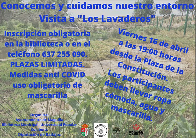 Visita “Los Lavaderos” en Maguilla