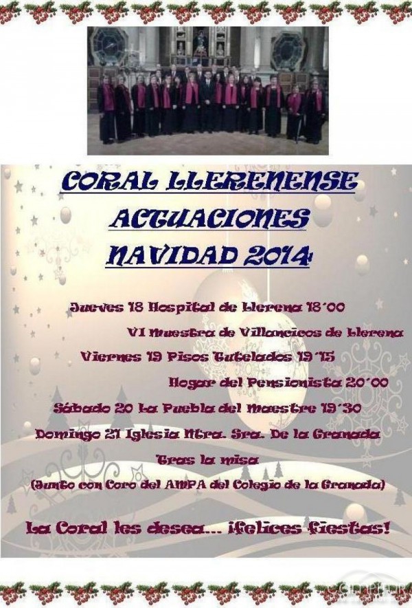 Concierto de Navidad de la Coral Llerenense 
