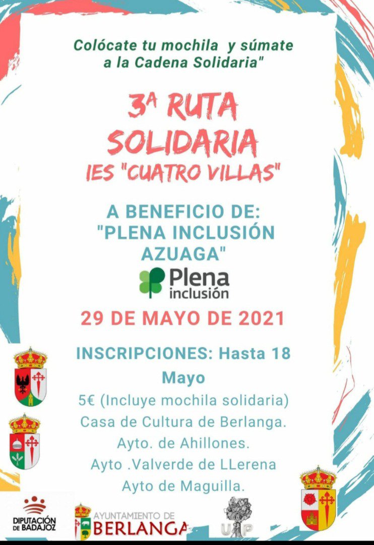 3ª Ruta Solidaria IES “Cuatro Villas” de Berlanga 