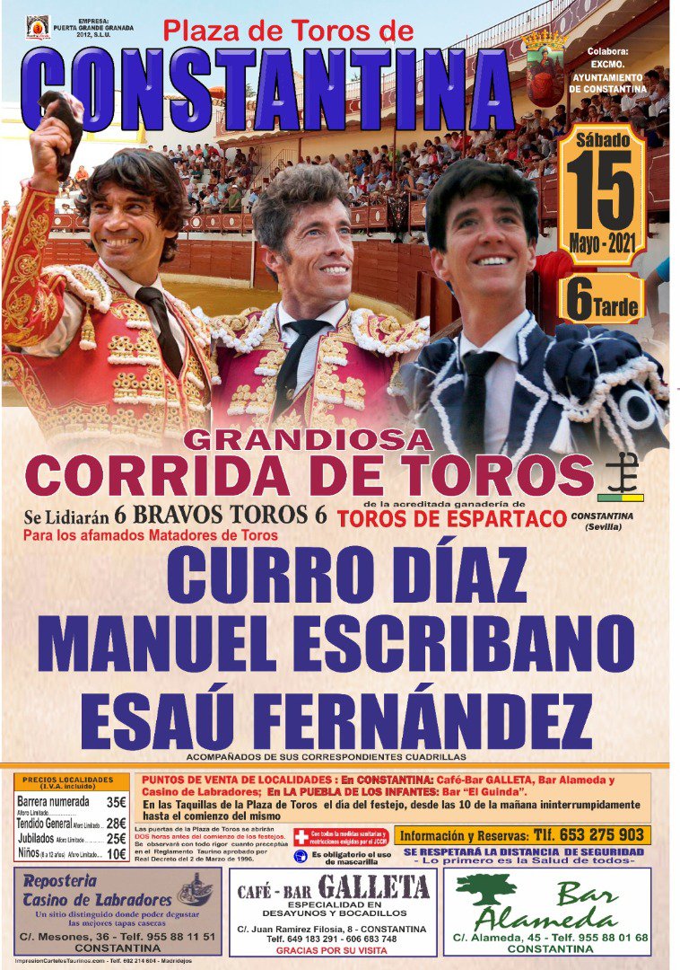 Gran Corrida de Toros en Constantina 
