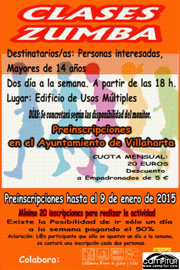 Clases de Zumba en Villaharta 
