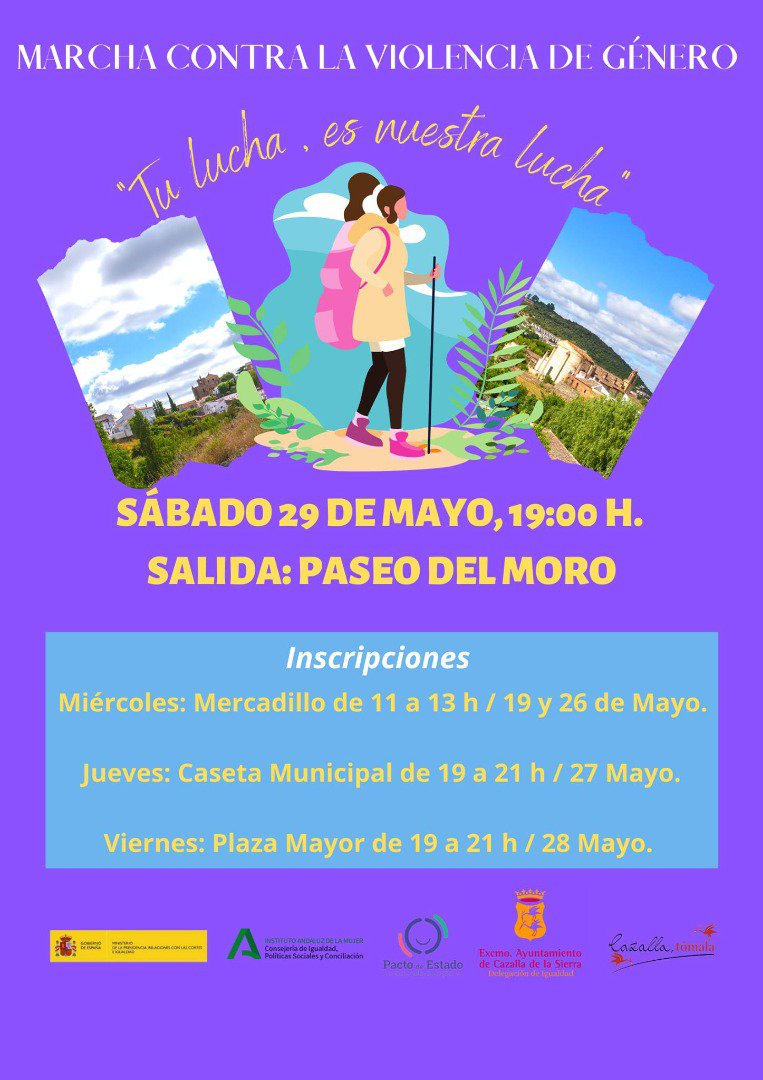 Marcha Contra la Violencia de Género en Cazalla de la Sierra 
