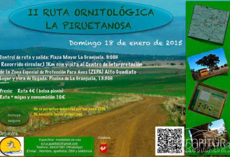 II Ruta Ornitológica la Piruetanosa  