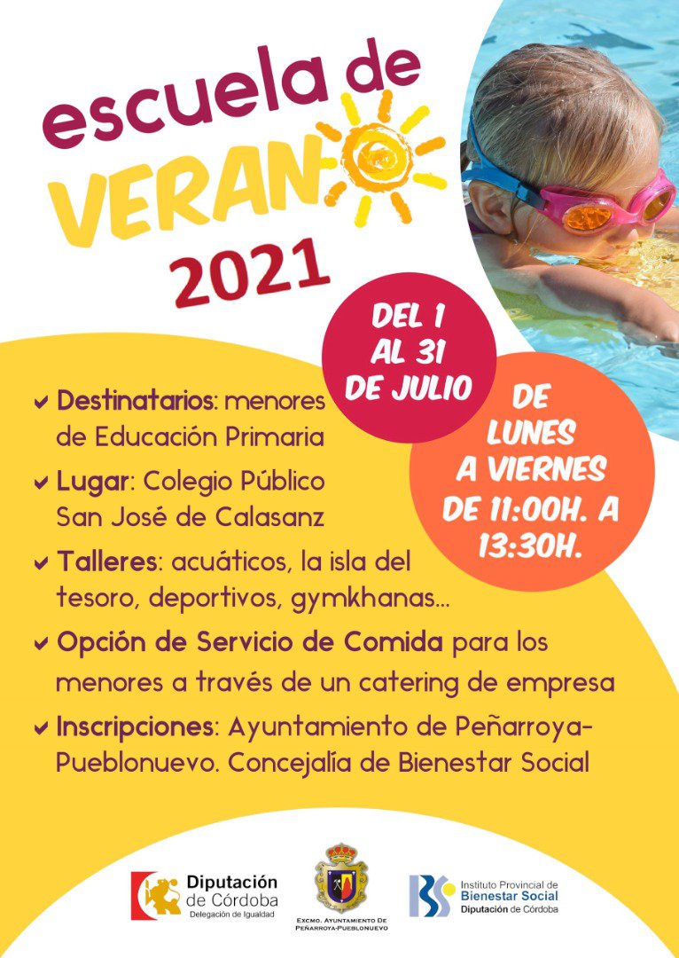 Escuela de Verano 2021 en Peñarroya-Pueblonuevo 