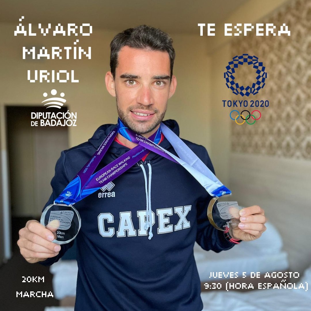 Alvaro Martín Uriol en sus terceros Juegos Olímpicos 