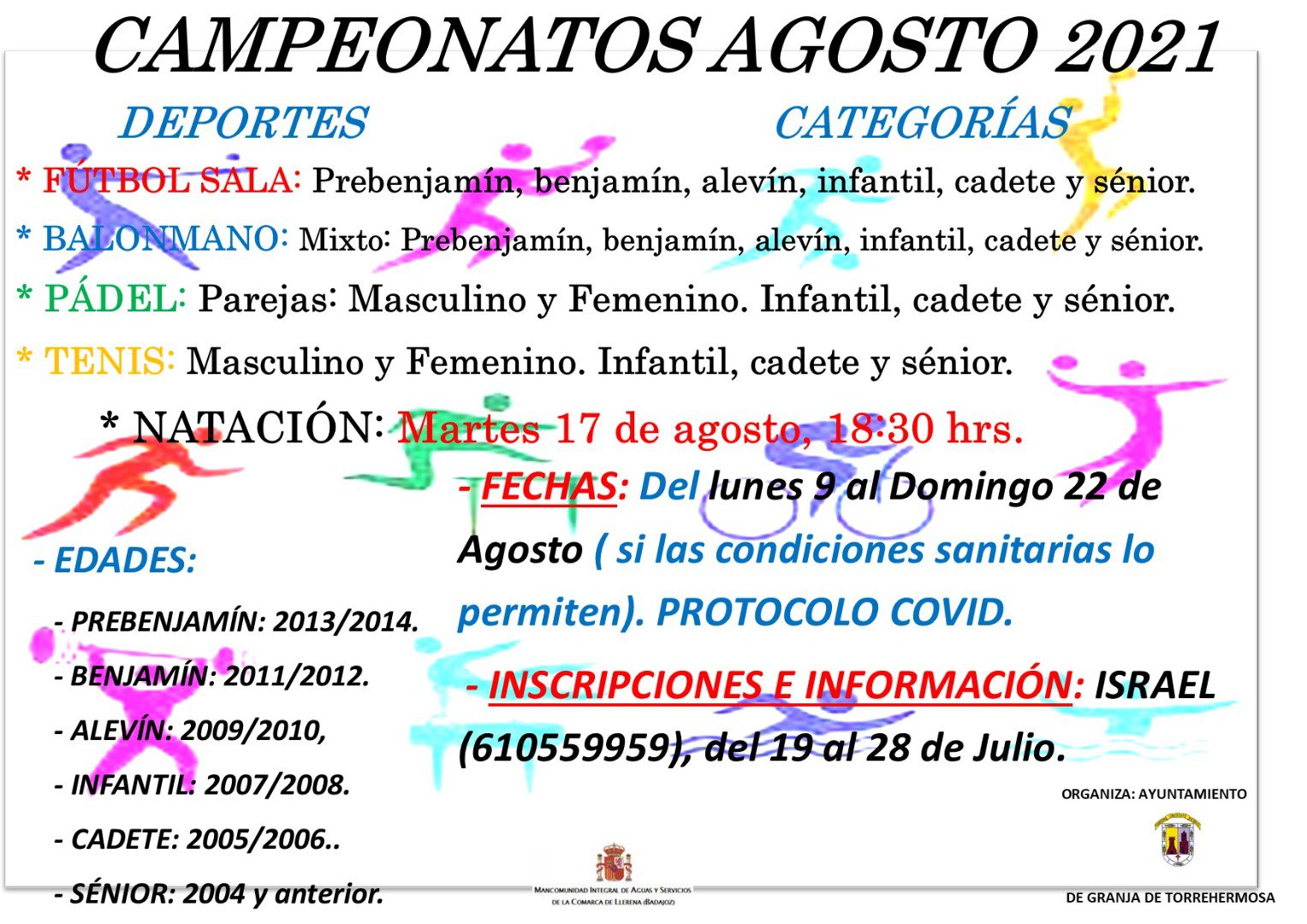Campeonatos Deportivos en Granja de Torrehermosa 