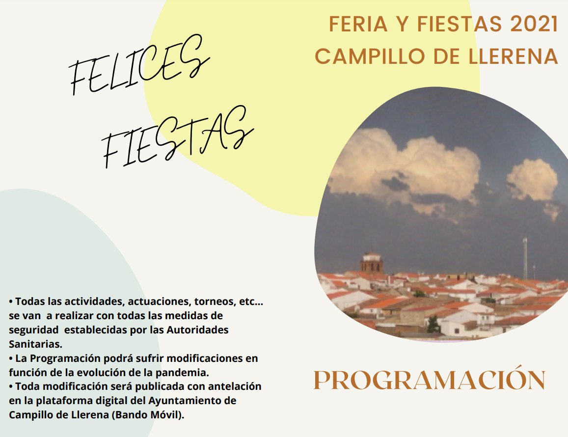 Feria y Fiestas 2021 Campillo de Llerena 