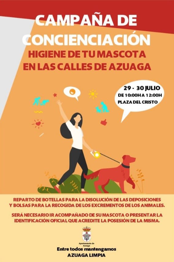 Campaña de concienciación higiene de tu mascota 