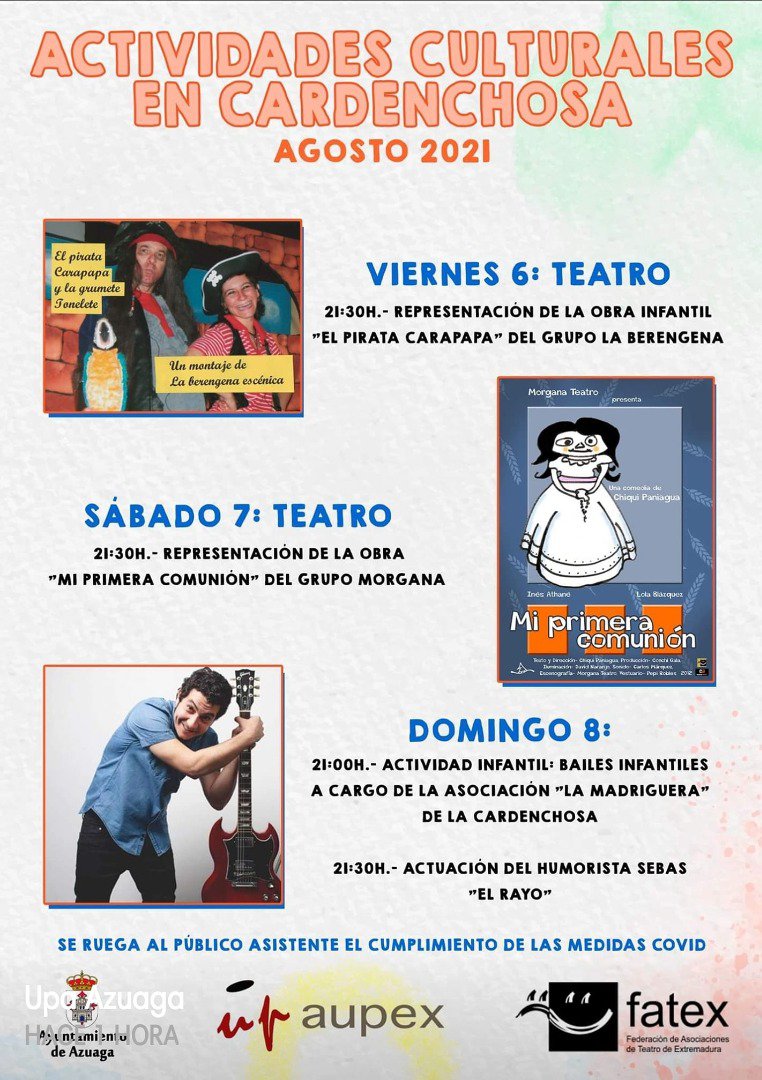 Actividades Culturales en La Cardenchosa 